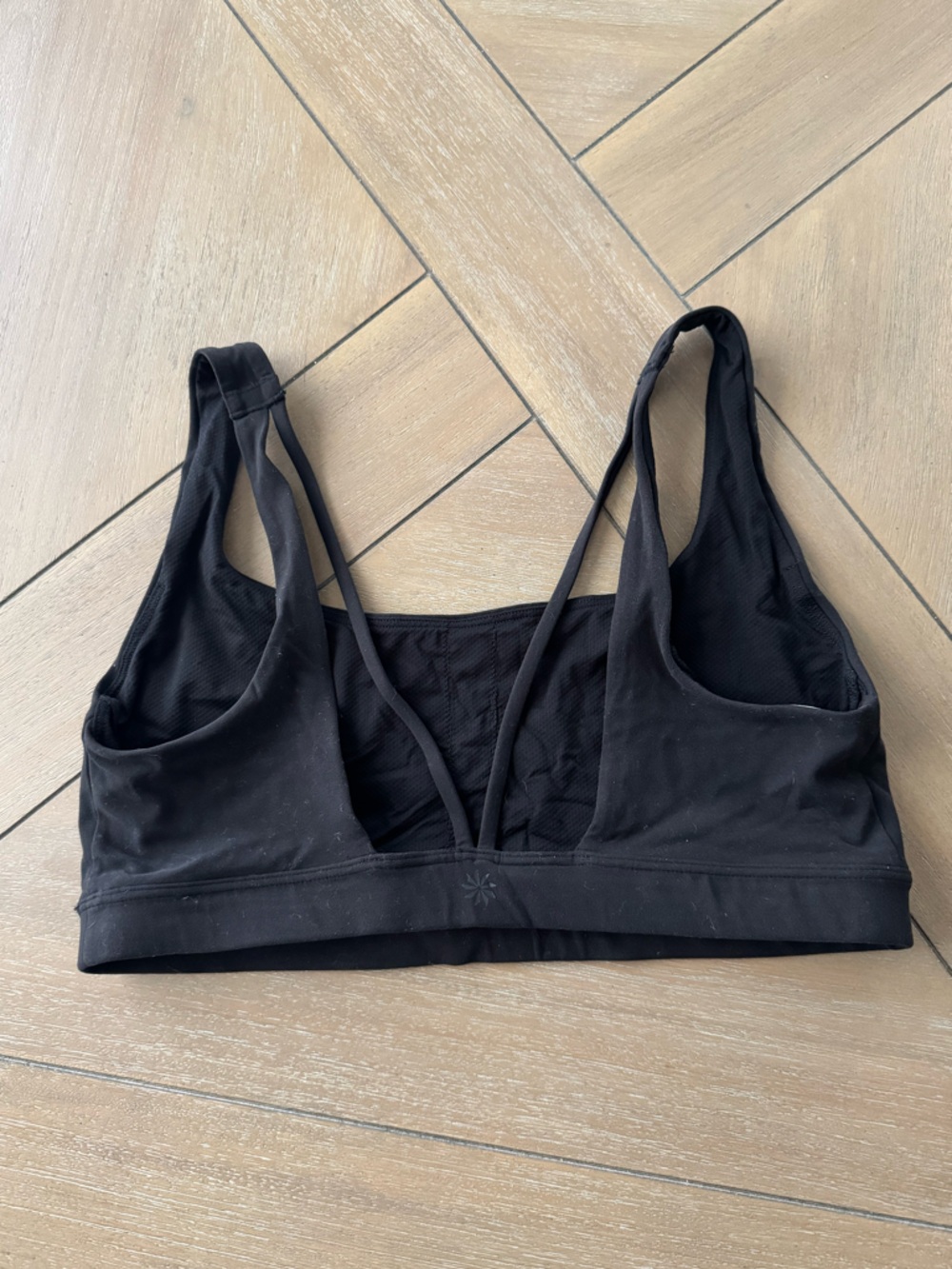 Athleta Exhale Double-Strap Sports Bra - Black - Picture 6 of 7